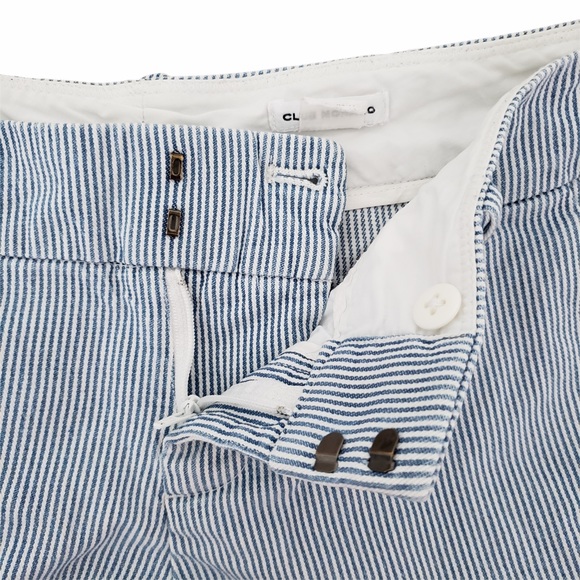 Club Monaco Marianna City Shorts blue stripes sz 2 - Picture 7 of 9